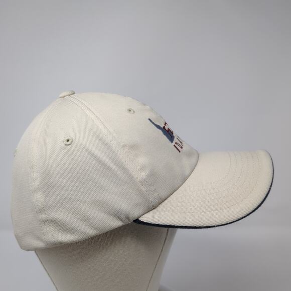 HDR Idaho Strapback Baseball Cap Beige One Size Adjustable Port Authority - Picture 5 of 9
